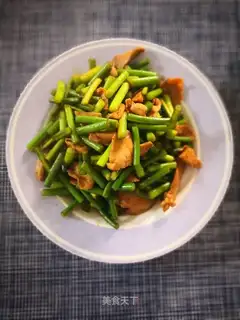 Garlic fried meat