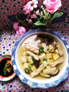 Tofu soup