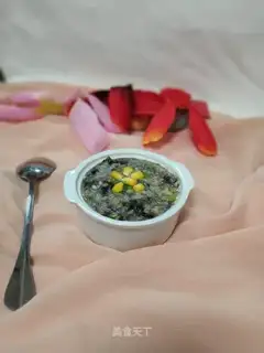 Seat corn pea porridge