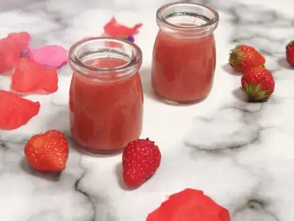 Strawberry pudding