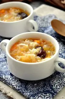 Silver ear pumpkin soup