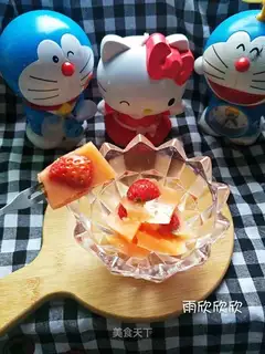 Strawberry pudding