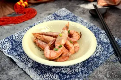 Wild red shrimp