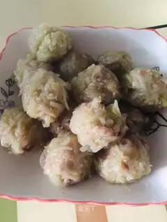 Steam vegetable balls