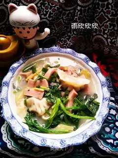 Cinnamon fish dumplings