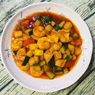 Pineapple shrimp