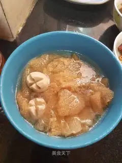 Meatball bamboo soup