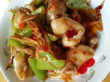 Spicy fish bubbles