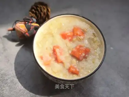 Porridge of oatmeal rice