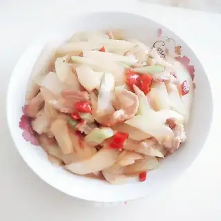 Mustard head fried meat