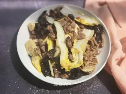 Wood and beef