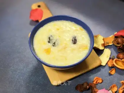 Porridge of rice palms