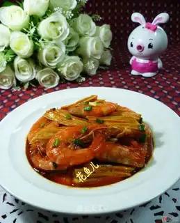 Spicy sauce, mackerel shrimp