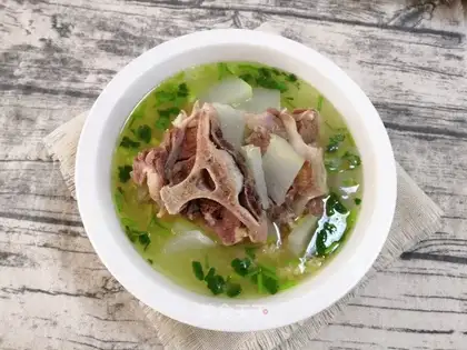 Porktail soup