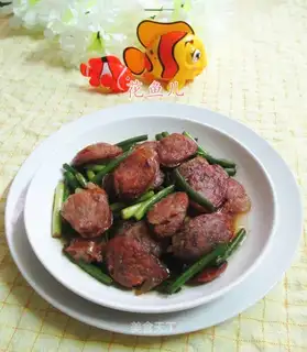 Garlic fried sausage