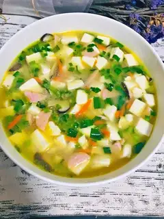Tofu soup