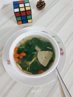 Pork liver soup
