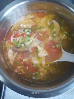 Tomato egg soup