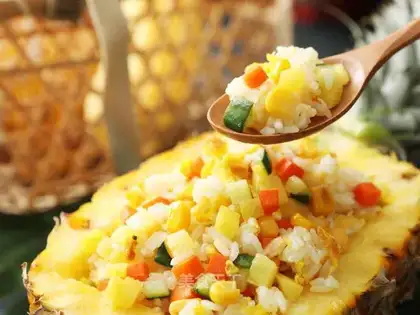 Pineapple ham and rice