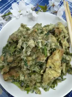Goose omelet