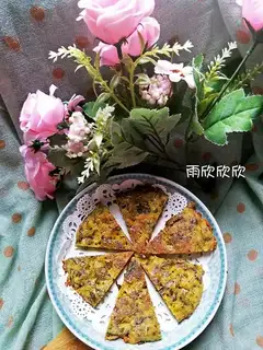 Shrimp egg pancakes