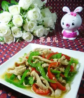 Twin pepper chicken