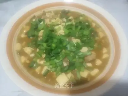 Cream and tofu