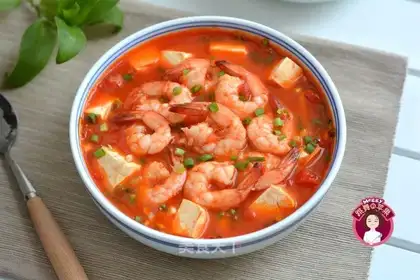 Tomato tofu shrimp