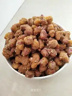 Sugar-coated peanut rice