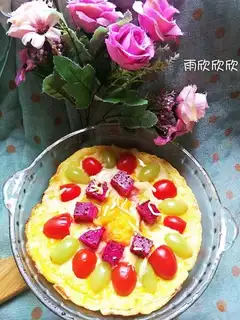 Simple fruit pizza
