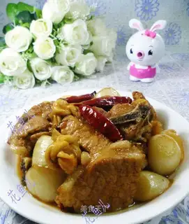 A thousand radishes to burn a large steak