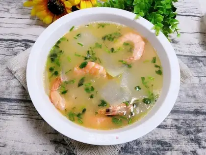 Pork shrimp soup