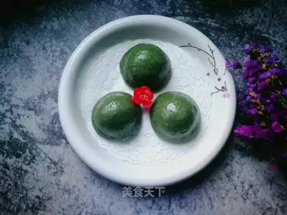 The pine balls, the yellow pack