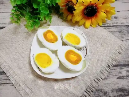 Picked duck eggs