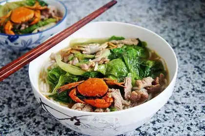 Crab rice powder