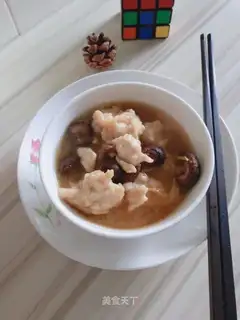 Swimmy mushroom soup