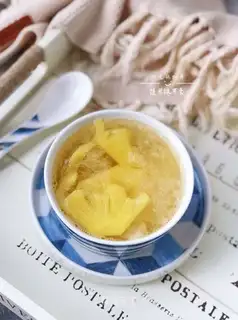Pineapple silver spoon