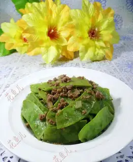 Beef paste and lentils