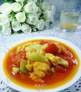 Tomato silk fried eggs