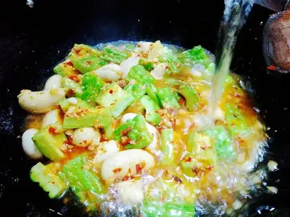 Garlic greasy chicken kidney