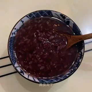 Black rice congee
