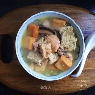 Frozen chicken soup