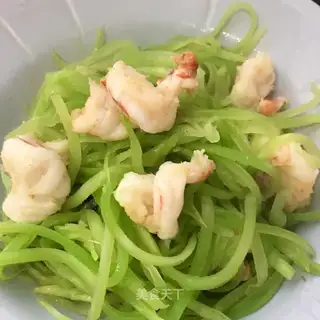 Shrimp fried silk