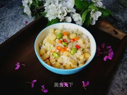 ♪ Spring bean rice ♪