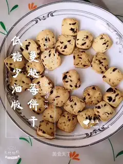 Homemade cranberry cookies