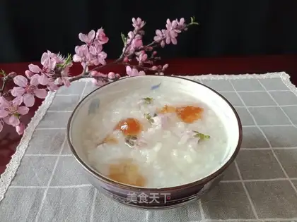 Peach porridge