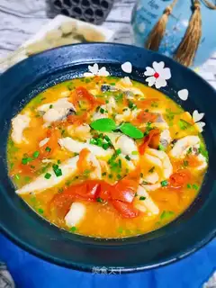 Tomato fish soup