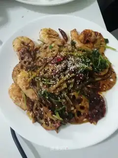 Spicy boiled shrimp