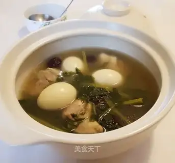 Chicken leg soup