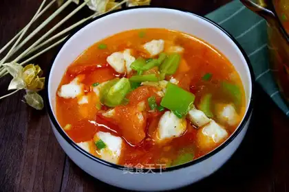 Tomato fish soup
